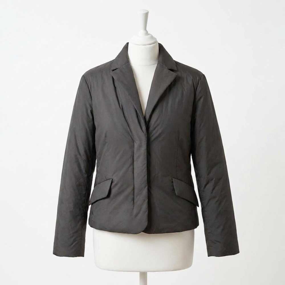 NEW LILLA P padded blazer in black